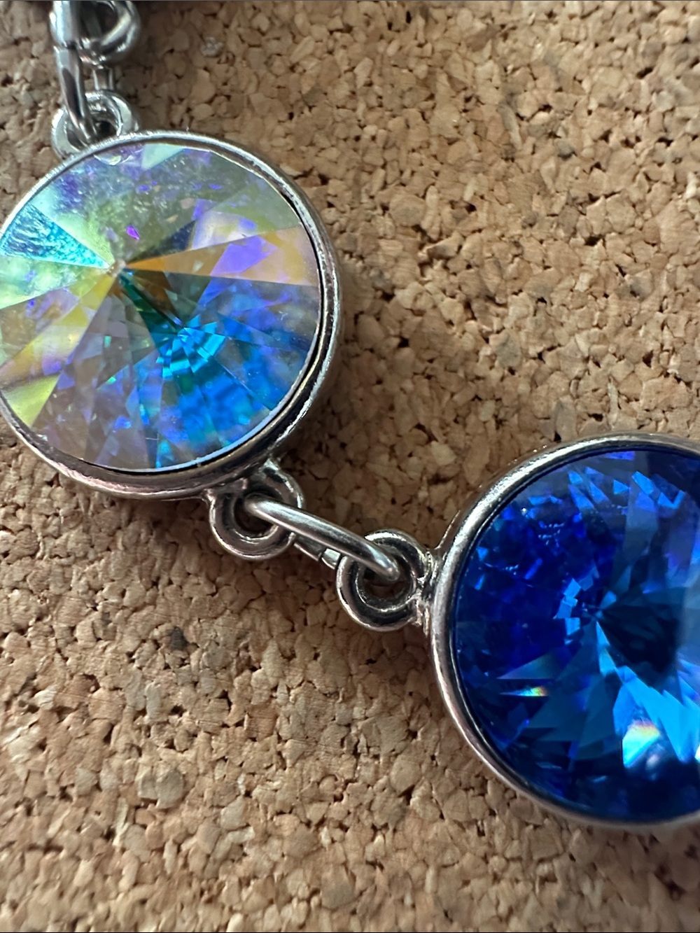 Swarovski Crystal Sapphire & Crystal AB Crystal Bracelet by Atlantis Berlin🧜♀️ - Picture 2 of 10
